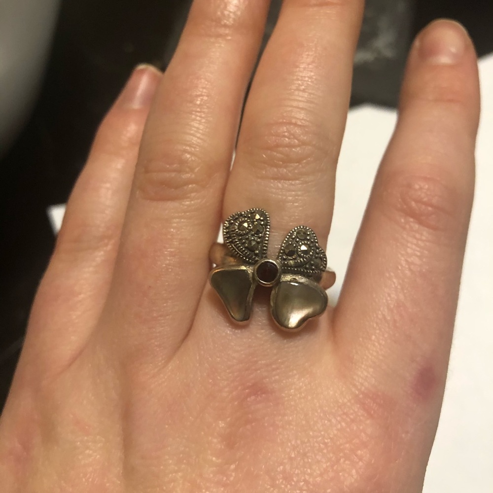 Sterling Silver Clover Ring